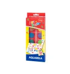 AQUARELA MOLIN C/12 CORES+PINCEL ART STORY 