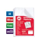 BLISTER A4 EXTRA GROSSO 4 FUROS C/100 