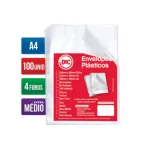 BLISTER A4 EXTRA MEDIO 4 FUROS C/100 