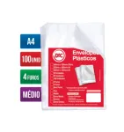 BLISTER A4 MEDIO 4 FUROS C/100 