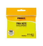 BLOCO PIMACO AMARELO NEON 76X102m 100fls 