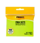 BLOCO PIMACO VERDE NEON 76X102m 100fls 