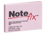 BLOCO RECADO ADESIVO NOTEFIX ROSA 76X102 C100FLS 