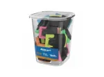 BORRACHA MERCUR TR BIG NEON PT C/15 PCS 