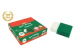 BORRACHA PLASTICA BRANCA C/CAPA C/24UN 