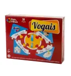 BRINCAR DE APRENDER VOGAIS C/30 PECAS - ESCOLAR 