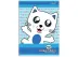 CAD BROC CD COST 80FLS ALIBOMBOM AZUL S/PAUTA C/5 