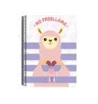 CAD CAPA DURA 96FLS 1X1 LLAMAS PC/6 