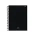 CADERNO ESP UNIV CD 1X1 80FLS PC/4UN STIFF SLIM PRETO FSC 