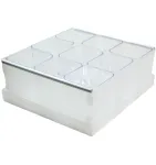 CAIXA ORGANIZADORA DE OBJETOS C/9 CRISTAL 