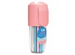 CANETA BPX POTE C/18 ROSA 