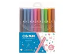 CANETA ESF CIS FUN EST C/10 CORES 