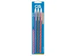CANETA ESF CIS SPIRO 0,7MM BL C/3 AZ/PT/VM 