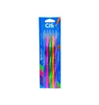 CANETA ESF CIS SPIRO 0,7MM GLOW BL C/5 