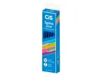 CANETA ESF CIS SPIRO GLOW 0,7MM AZUL C/12 