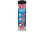 CANETA ESF CIS TIK POTE C/24UN VERMELHA 