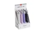 CANETA ESF DIVERTE GEL APAG 0,7MM ZOO DP C/12UN 