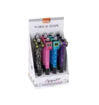 CANETA ESFEROGRAFICA DIVERT GEL APAG 0.7MM - PLAYER - DISPLAY C/ 12UN 