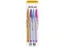 CANETA ESFEROGRAFICA JET LUX C/4 CORES CX/10BLIST  