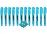 CANETA MARCA TEXTO AZUL MP612 C/12 
