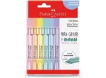 CANETA MARCA TEXTO TONS PASTEL MIX C/12 