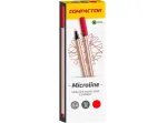 CANETA MICROLINE VERMELHA 0,4MM C/12 