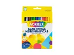 CANETINHAS HIDROGRAFICAS C/12 CORES PC/12CX 