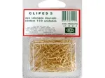 CLIPE 5 ACO LAT/DOURADO C/100UN PC/10 BLISTER   