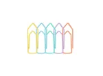 CLIPES PARA PAPEL 2/0 COR PASTEL PT C/50UN 