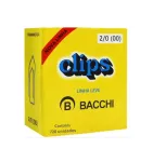 CLIPS ACO GALVANIZADO LL N  2/0 (00) C/720UN PC/2CX 