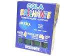 COLA BRILHANTE APLICOLA VERDE 25G C/4  