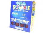 COLA BRILHANTE APLICOLA VERMELHA 25G C/4  