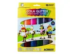 COLA GLITTER 23G C/12CORES PC/3CX 