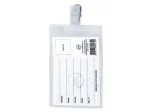 CRACHA VERTICAL COM CLIPS PC/50 