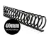 ESPIRAL DE 40MM C/18 PRETO P/450FLS 