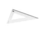 ESQUADRO 21X45 POLIPROPILENO FLEXIVEL CX/30UN 