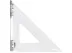 ESQUADRO 45GRAUS 26CM NEW LINE CRISTAL PC/10 