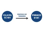ETIQUETA 25,4x 101,6 x 2 FSC 100Fls - CC181-COLACRIL 