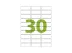 ETIQUETA 25,4x 66,7 x 3 FSC 25Fls -CC280-COLACRIL 