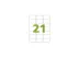 ETIQUETA 38,1x 63,5 x 3 FSC 100Fls CA4360-COLACRIL 