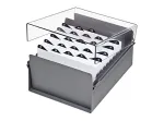 FICHARIO P/FICHAS 5X8 C/INDICE CRISTAL 