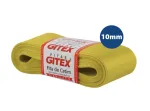 FITA CETIM Nº 2 10M LARG.10MM POLYESTER DOURADO C/5 