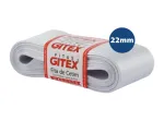 FITA CETIM Nº 5 10M LARG.22MM POLYESTER BRANCO C/3 