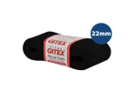 FITA CETIM Nº 5 10M LARG.22MM POLYESTER PRETO C/3 