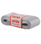 FITA CETIM Nº 9 10M LARG.38MM POLYESTER PRATA 