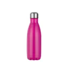GARRAFA DE ACO INOXIDAVEL 500ML - NEON FOSCO PINK 