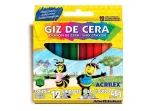 GIZ DE CERA C/12 CORES PC/12CX 