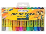 GIZ DE CERA RETRATIL C/12 CORES 
