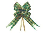 LACO FACIL M (17MMX34CM) - ESTAMP XADREZ E DOURADO C/10 