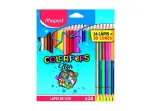 LAPIS DE COR COLOR PEPS 24 LAPIS 30 CORES PC/6CX 